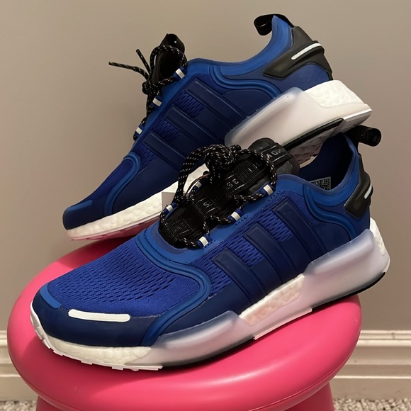 NWT ADIDAS Men’s NMD V3 TEAM ROYAL BLUE / CRYSTAL WHITE - CORE BLACK size 10 - Picture 6 of 16
